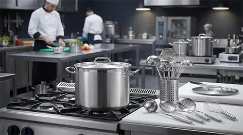 Appareils de cuisine dans environnement professionnel